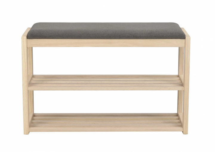 Stojak na buty \'Confetti\' - Białopigmentowana/Ciemnoszary w grupie Meble / Półki i przechowywanie / Półki na kapelusze i buty w Reforma (103822)