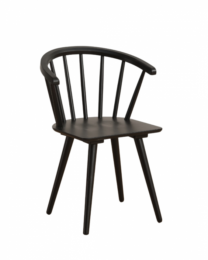 Krzesło \'Astrid\'– Czarne w grupie Meble / Meble do siedzenia / Krzesła w Reforma (1091-black)