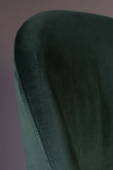 Krzesło jadalniane \'Glad\' - Aksamit/Zielony