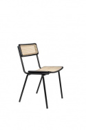 Krzesło \'Jort\' - Czarne/Naturalne