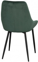 Krzesło \'Sierra\' - Zielony Aksamit/Czarny
