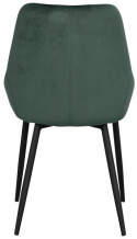 Krzesło \'Sierra\' - Zielony Aksamit/Czarny