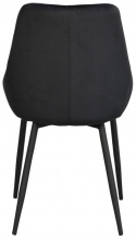Krzesło \'Sierra\' - Czarny Aksamit