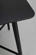 Stół barowy \'Lotta\' 90x90cm - Czarny