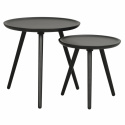 Stolik kawowy \'Daisy\' 2 części - Czarny