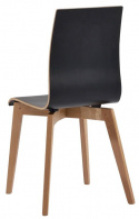Krzesło \'Gracy\' - Czarny/Dąb