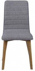 Krzesło \'Gracy\' - Jasnoszary/Dąb