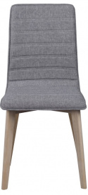 Krzesło \'Gracy\' - Jasnoszary/Bielony