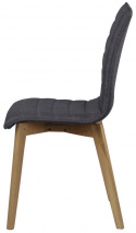 Krzesło \'Gracy\' - Ciemnoszary/Dąb