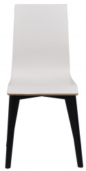 Krzesło \'Gracy\' - Biały/Czarny