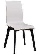 Krzesło \'Gracy\' - Biały/Czarny