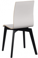 Krzesło \'Gracy\' - Biały/Czarny