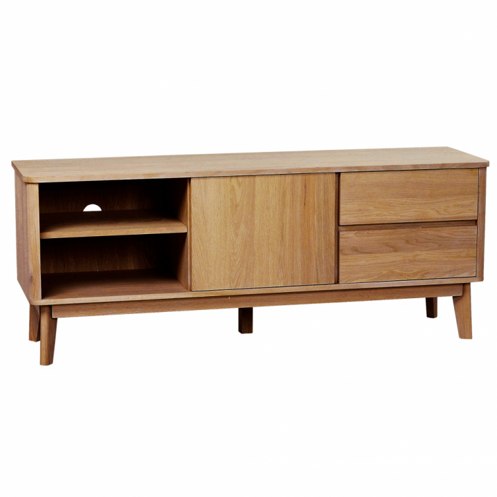 Stolik RTV \'Yumi\' 152x42cm - Dąb w grupie Meble / Półki i przechowywanie / Stoliki RTV w Reforma (116909)