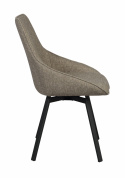 Krzesło \'Alison\' - Ciemnobeżowe/czarne
