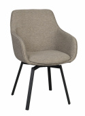 Fotel \'Alison\' - Ciemnobeżowy/czarny