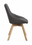 Krzesło \'Alison\' - Szary/dąb