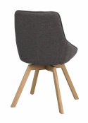 Krzesło \'Alison\' - Szary/dąb