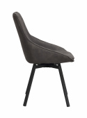 Krzesło \'Alison\' - Ciemnoszary/czarny