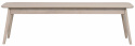 Ławka \'Yumi\' - Białe olejowane dębowe