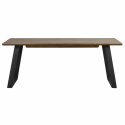 Stół \'Melville\' 210x95cm - Brązowy/Czarny