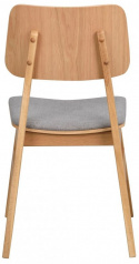 Krzesło \'Nagano\' - Dębowe/Jasnoszare