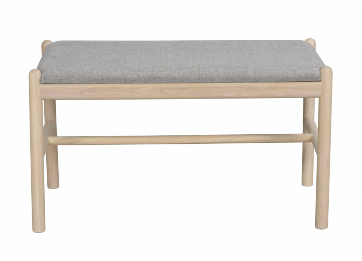 Ławka \'Milford\' - Białe pigmentowane/Szare w grupie Meble / Meble do siedzenia / Ławki w Reforma (119526)