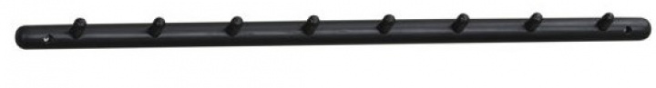 Listwa na haczyki \'Milford\' 80cm - Czarne w grupie Meble / Półki i przechowywanie / Wieszaki na ubrania w Reforma (119542)