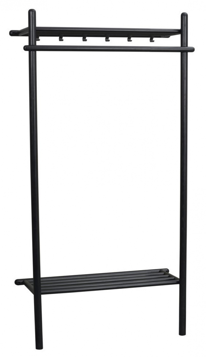 Wieszak \'Milford\' - Czarne w grupie Meble / Półki i przechowywanie / Półki na kapelusze i buty w Reforma (119545)