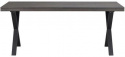 Stół jadalny \'Brooklyn\' 170x95cm - Ciemnobrązowy/X-noga