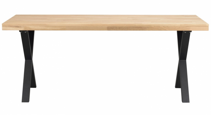Stół jadalny \'Brooklyn\' 170x95cm - Dąb/Czarny X-noga w grupie Meble / Stoły / Stół jadalny w Reforma (119839)