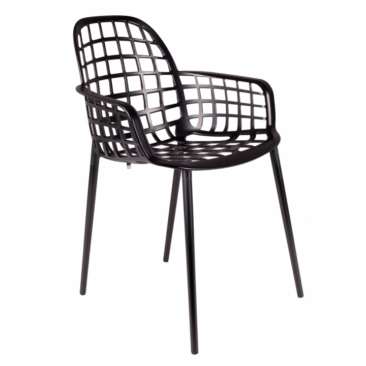 Krzesło \'Albert\' Kuip Garden - Czarny w grupie Meble / Meble do siedzenia / Krzesła w Reforma (1200170)