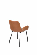 Krzesło \'Brit\' - Skóra/Brązowy