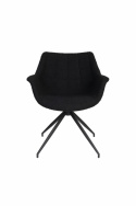 Krzesło \'Doulton\' - Czarny