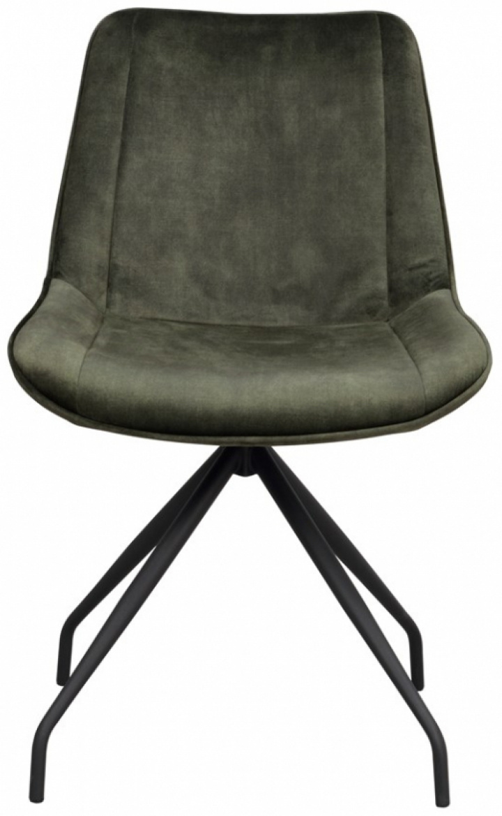Krzesło \'Rossport\' - Zielone/Samettowe w grupie Meble / Meble do siedzenia / Krzesła w Reforma (120081)