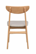 Krzesło \'Rodharn\' - Naturalne/Szare