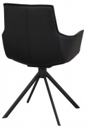Fotel \'Lowell\' Obrotowy - Czarny