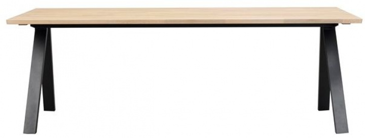 Stół \'Carradale\' 220x100cm - Białe pigmentowane/Nogi w kształcie V w grupie Meble w Reforma (120320)