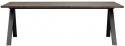 Stół \'Carradale\' 220x100cm - Brązowy/Nogi w kształcie V