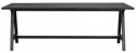 Stół jadalny \'Carradale\' 220x100cm - Czarny/A-noga