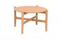 Stolik kawowy \'Holton\' Okrągły 55cm - Naturalny