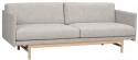 Sofa \'Hammond\' 2-osobowa - Szara/Naturalna