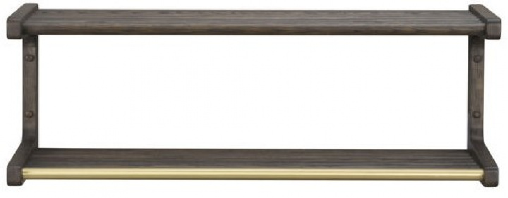 Wieszak na kapelusze \'Inverness\' 80cm - Brązowy w grupie Meble / Półki i przechowywanie / Półki na kapelusze i buty w Reforma (120730)