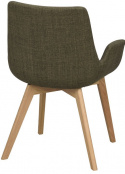 Fotel \'Drimsdale\' - Zielony/Dąb