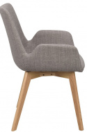 Fotel \'Drimsdale\' - Szary/Dąb