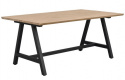 Stół jadalny \'Carradale\' 170x100cm - Dąb/Nogi w kształcie A