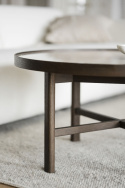 Stolik kawowy \'Marsden\' Okrągły 90cm - Brązowy
