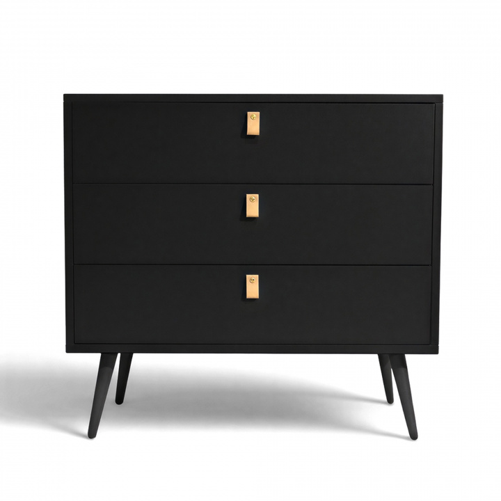 Komoda \'Nordisk\' - Czarna w grupie Meble / Półki i przechowywanie / Komody w Reforma (1211-C-Black)