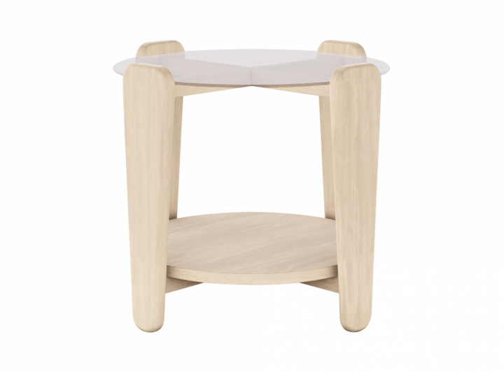 Stolik kawowy \'Arran\' Ø52 - Białe pigmentowane w grupie Meble w Reforma (121273)