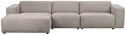 Sofa 4-osobowa \'Willard\' z chaise longue V - Beżowy