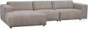 Sofa 4-osobowa \'Willard\' z chaise longue V - Beżowy